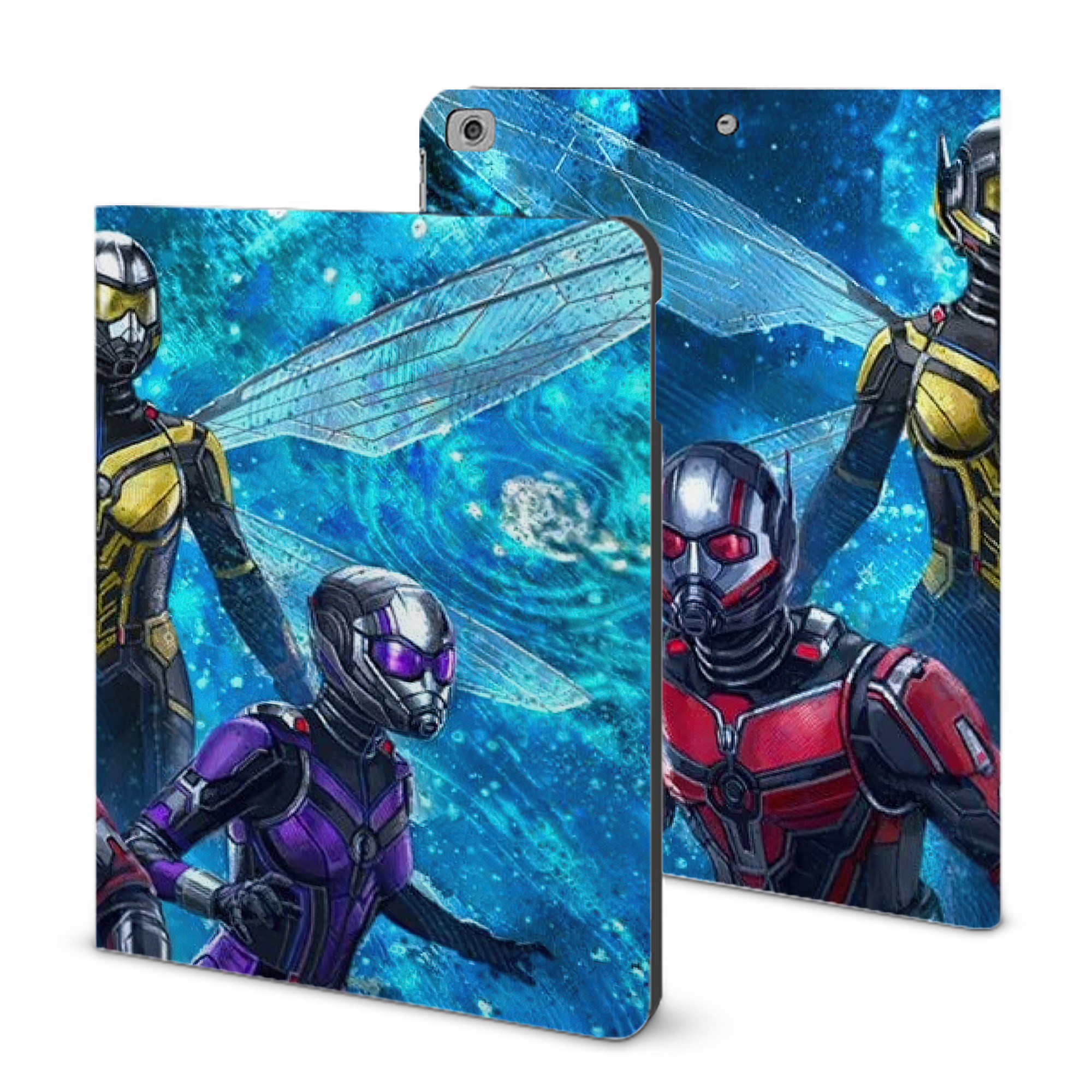 （画像用） アベンジャーズ The Avengers IPad ケース ブック型 PUレザー TPU 耐衝撃 軽量 薄型 ペン収納なし 全面保護 IPad 各モデル対応